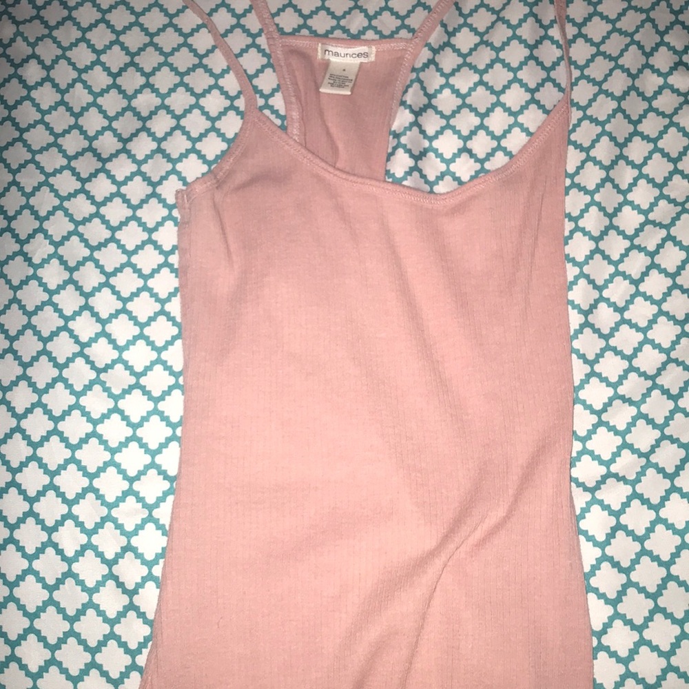 maurice’s under shirt.
